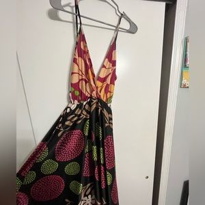 Multi printed maxi dress